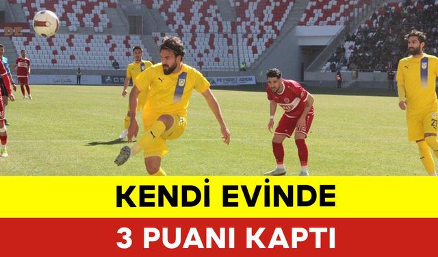 Kendi Evinde 3 Puanı Kaptı