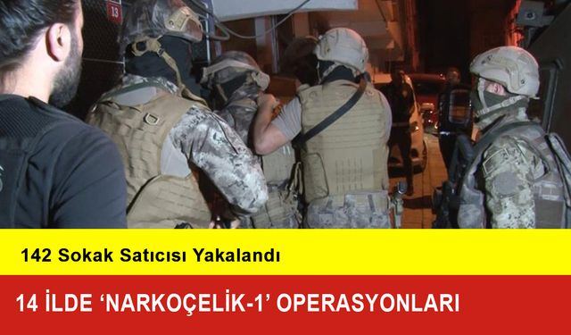 'Narkoçelik-1' Operasyonları: 142 Sokak Satıcısı Yakalandı