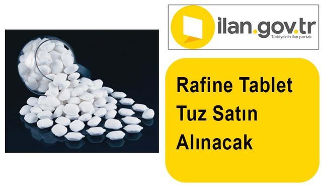 Rafine Tablet Tuz Satın Alınacak