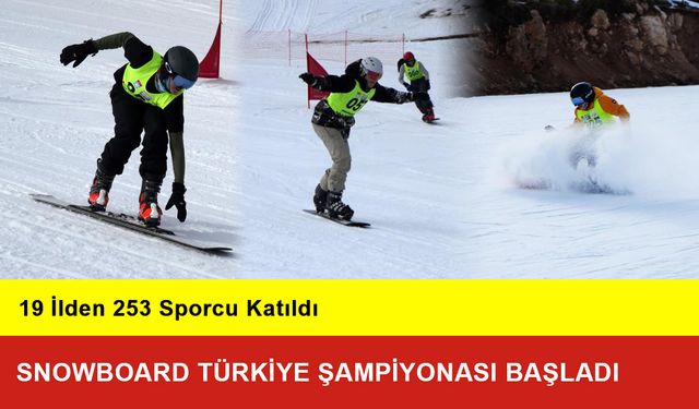 Snowboard Türkiye Şampiyonası Başladı