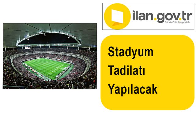 Stadyum Tadilatı Yapılacak