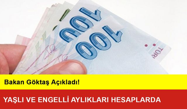 Yaşlı ve Engelli Aylıkları Hesaplarda