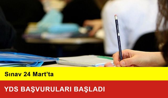 YDS Başvuruları Başladı