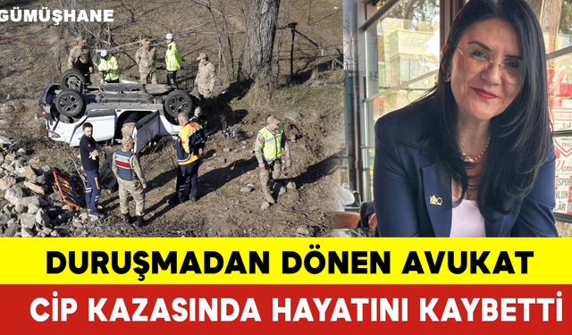 Duruşmadan Dönen Avukat Cip Kazasında Hayatını Kaybetti