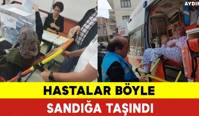 Hastalar Böyle Sandığa Taşındı