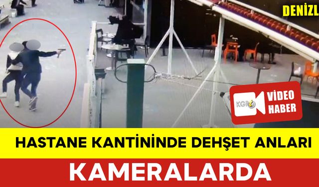 Hastane Kantininde Dehşet Anları Kameralarda