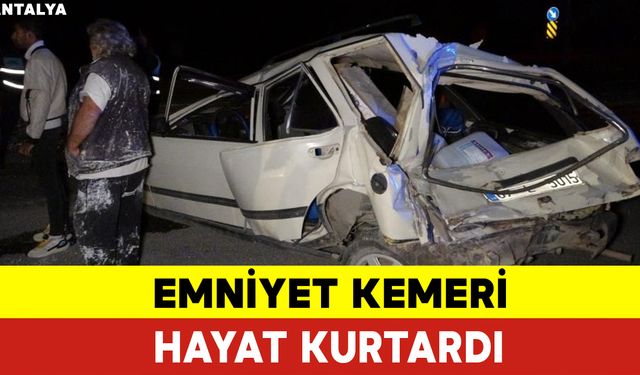 Hurdaya Dönen Araçtan Sağ Çıktı