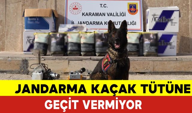 Jandarma Kaçak Tütüne Geçit Vermiyor