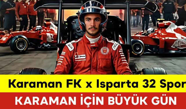 Karaman İçin Büyük Gün: Karaman FK x Isparta 32 Spor Maçı Oynanacak