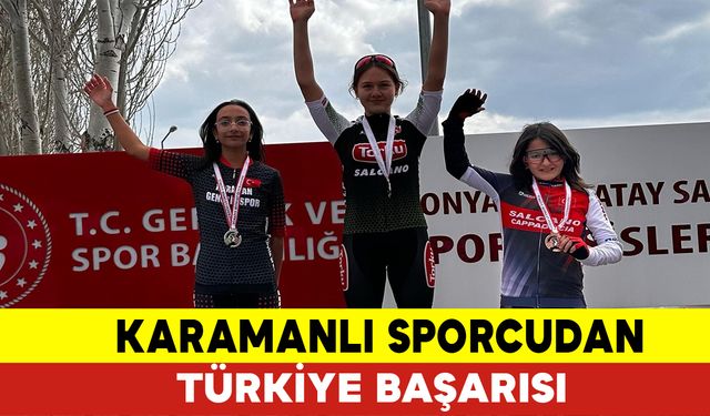 Karamanlı  Sporcudan Türkiye Başarısı