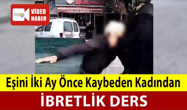 Kendisini Rahatsız Eden Adamı Evire Çevire Dövdü