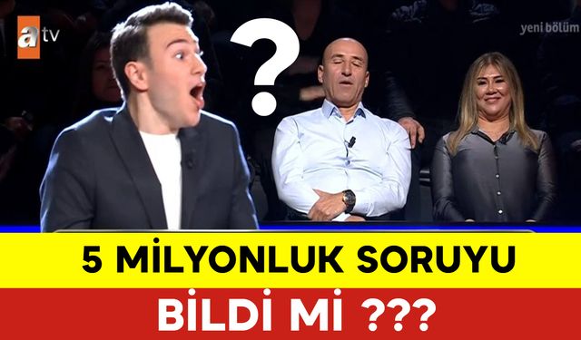 Kim Milyoner Olmak İster Berk Göktaş 5 Milyonluk Soru Bildi mi?