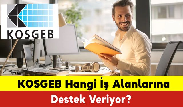 KOSGEB Hangi İş Alanlarına Destek Veriyor? KOSGEB Nedir?