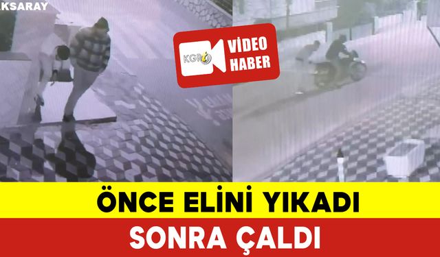 Önce Elini Yıkadı Sonra Çaldı