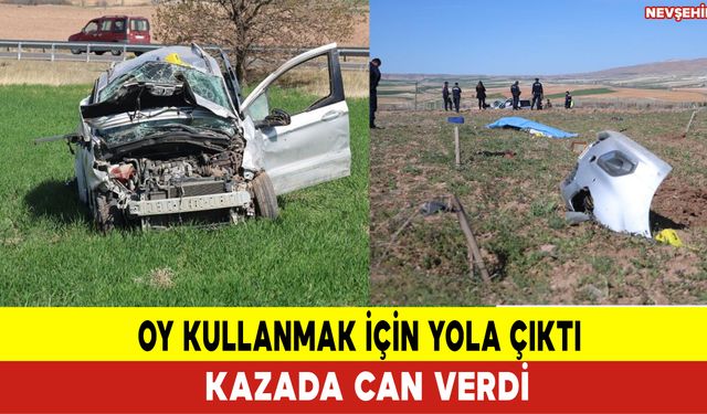 Oy Kullanmak İçin Yola Çıktı Kazada Can Verdi