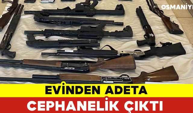 Şüphelilerin Evinden Cephanelik Çıktı