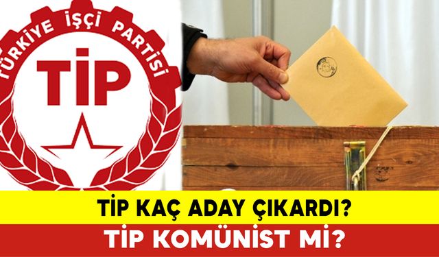 Tip Kaç Aday Çıkardı? Tip Komünist mi?