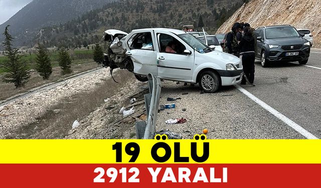 Bayram Tatilinin İlk 3 Gününde Meydana Gelen Kazalarda 19 Kişi Hayatını Kaybetti