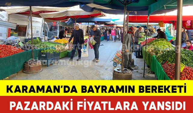 Bayramın Bereketi Pazardaki Fiyatlara Yansıdı