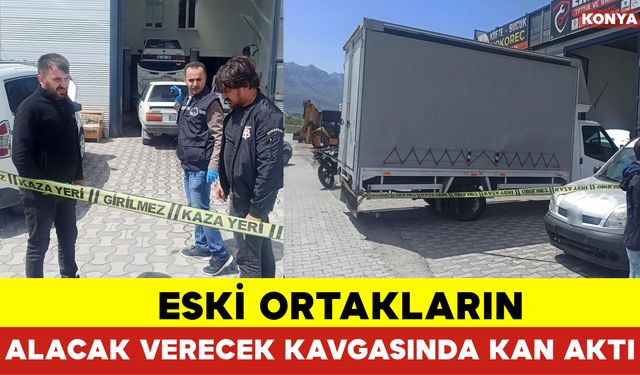 Eski Ortakların Alacak Verecek Kavgasında Kan Aktı