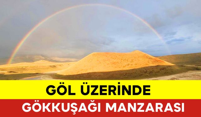 Göl Üzerinde Gökkuşağı Manzarası