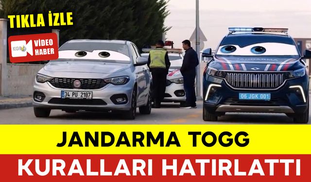 Jandarma TOGG Kuralları Hatırlattı