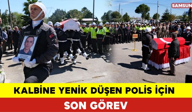 Kalbine Yenik Düşen Polis İçin Son Görev