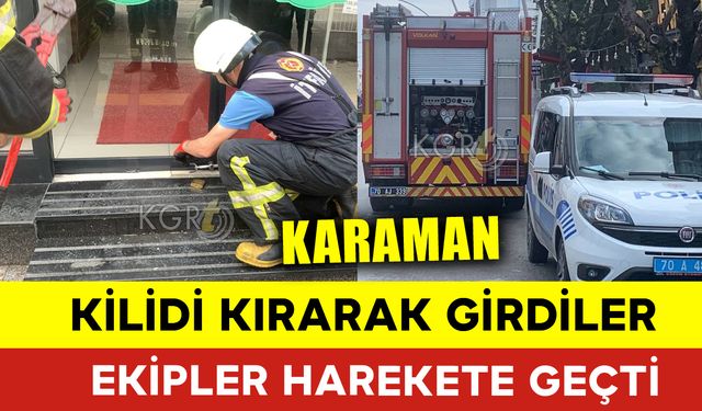 Kilidi Kırarak İçeri Girdiler- Bayramda Ekipleri Harekete Geçiren Olay