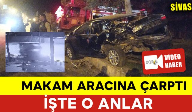 Makam Aracına Çarptığı Anlar Kameralarda