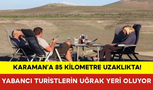 Meke Gölü Yabancı Turistlerin Uğrak Yeri Oluyor