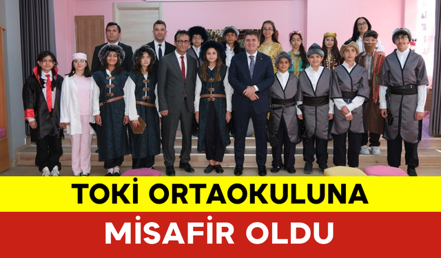 Vali Sarıibrahim, TOKİ Ortaokuluna Misafir Oldu