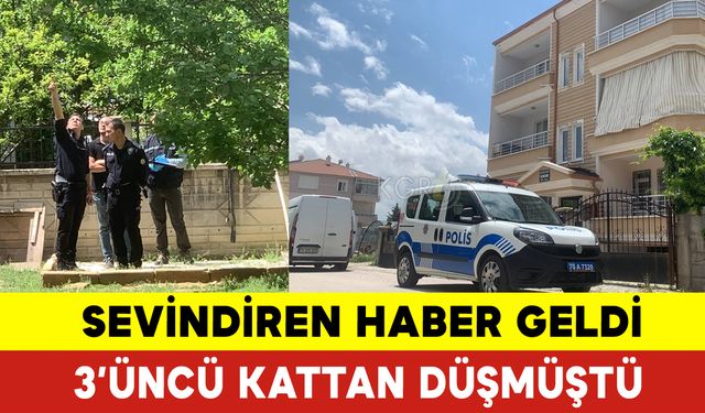 3’üncü Kattan Düşen Çocuktan Sevindiren Haber Geldi