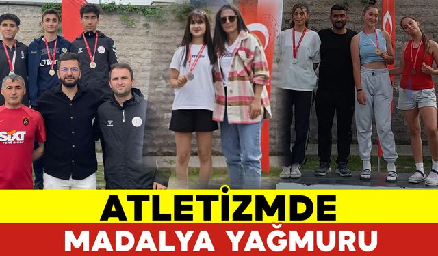 Atletizmde Madalya Yağmuru