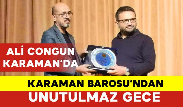 Avukatlar Komedyen Ali Congun ile Bir Araya Geldi