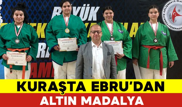 Ebru Atabay’dan Altın Madalya