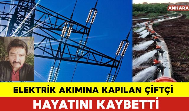 Elektrik Akımına Kapılan Çiftçi Hayatını Kaybetti