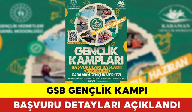 GSB Gençlik Kampı Başvuru Detayları Açıklandı