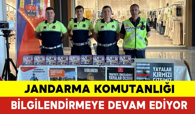 Jandarma Komutanlığı Bilgilendirmeye Devam Ediyor