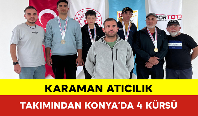 Karaman Atıcılık Takımından Konya’da 4 Kürsü