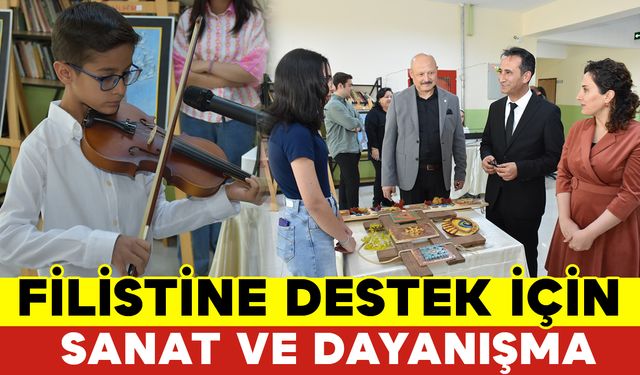 Karaman Bilim ve Sanat Merkezi'nden Filistin'e Destek: Sanat ve Dayanışma Bir Arada