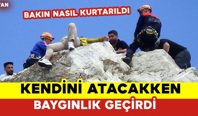 Kendini Atacakken Bayıldı