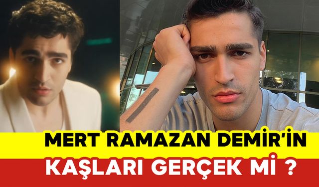 Mert Ramazan Demir’in Kaşları Gerçek mi?