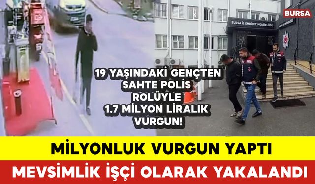 Milyonluk Vurgun Yaptı Mevsimlik İşçi Olarak Yakalandı