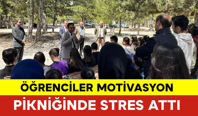 Öğrenciler Motivasyon Pikniğinde Stres Attı