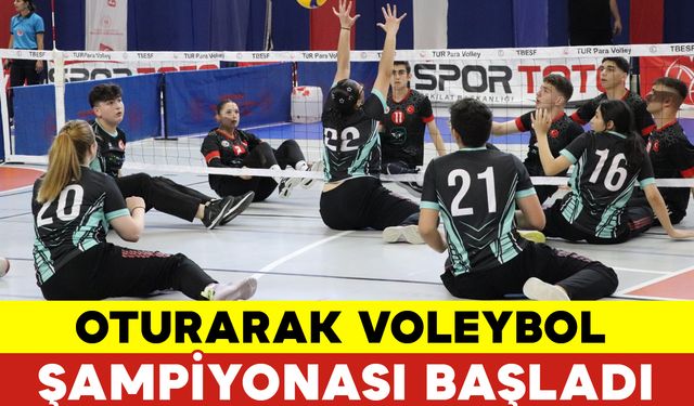 Oturarak Voleybol Türkiye Şampiyonası Başladı