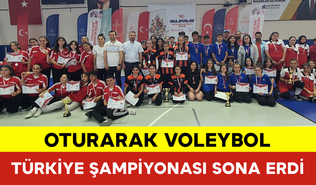 Oturarak Voleybol Türkiye Şampiyonası Sona Erdi