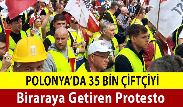 Polonyo'lu Çifçilerini Sahaya İndiren Protesto