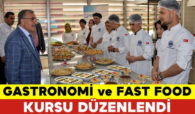 Temel Gastronomi Ve Fastfood Hizmetleri Kursu’ Sertifika Töreni Düzenlendi