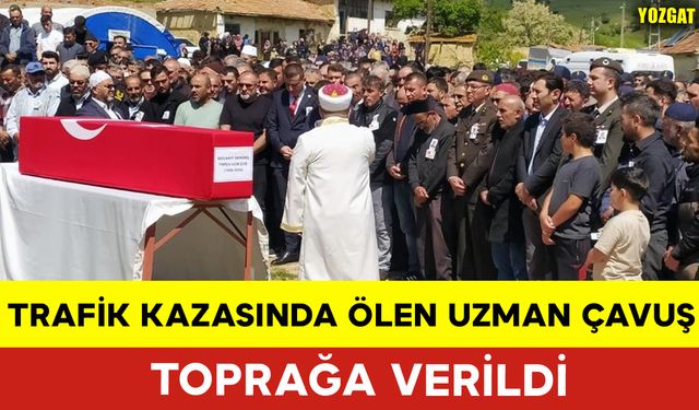 Trafik Kazasında Ölen Uzman Çavuş İçin Son Görev