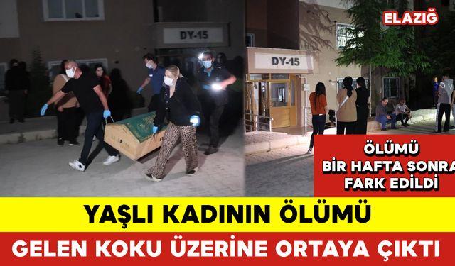 Yaşlı Kadının Ölümü Gelen Koku Üzerine Ortaya Çıktı